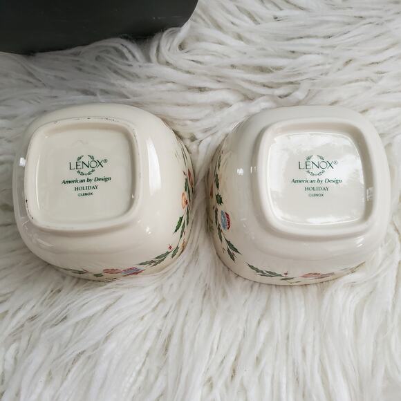 Lenox Holiday Inspiration & Illustrations Nut Bowl Candy Dish - Picture 6 of 7